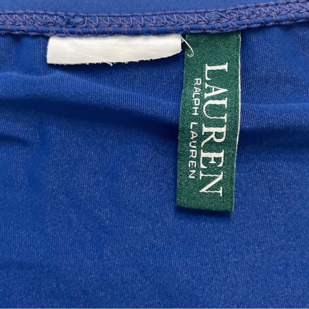 Lauren Ralph Lauren Blue Bikini Bottoms Classic Swim - Picture 5 of 6